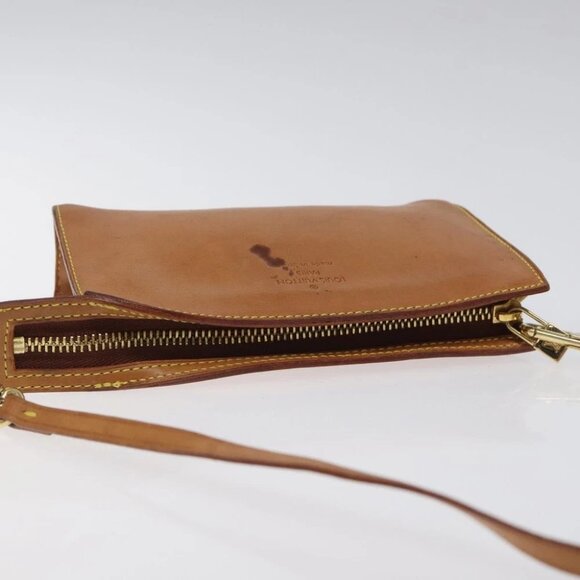 LOUIS VUITTON Nomad Cabas Ambre PM Pouch Leather Beige - Picture 6 of 15